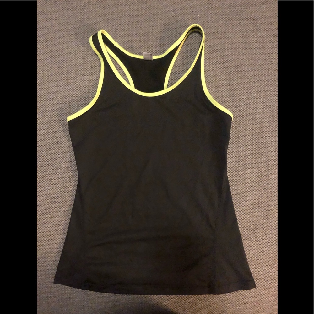 Women’s Racerback Tank with Neon Trim